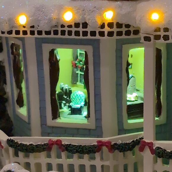 Thomas Kinkade Narrated Christmas House Twas The Night Before Christmas 79490 - Picture 4 of 10